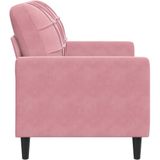 vidaXL 2-Sitzer-Sofa Rosa 120 cm Samt
