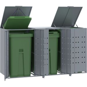Containerberging - Gepoeerd Staal - Grijs - Duurzaam Ontwerp