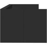 vidaXL - Slaapbank - met - lades - zonder - matrasx200 - cm - zwart