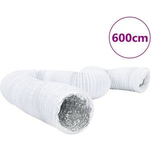 vidaXL Ventilatieslang Ø15 6 m cm aluminium en PVC