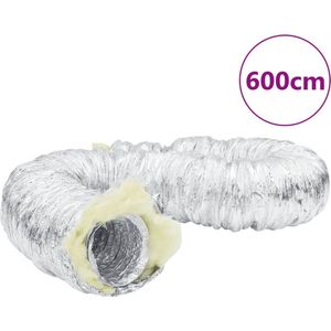 vidaXL Ventilatieslang geïsoleerd Ø10 cm 6 m aluminium