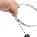 Slangklem - Zilver - 304 Roestvrij Staal - Diameter 91 tot 110 mm