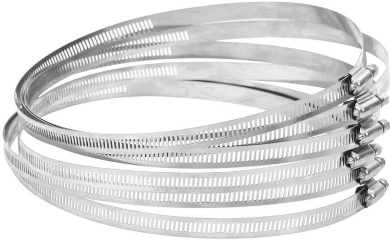 Slangklem - Zilver - 304 Roestvrij Staal - Diameter 91 tot 110 mm