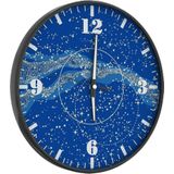 Vidaxl - Wanduhr mit Leuchtender Skala und Zeiger Blau Ø30 cm