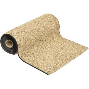 vidaXL - Grindfolie - 200x40 - cm - natuurlijk - zandkleurig