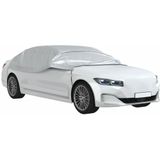 vidaXL Autohoes half met haken M zilverkleurig