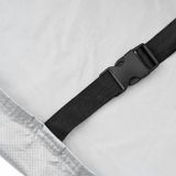 vidaXL - Autohoes - Zilverkleurig - Sedan - XXL - PEVA