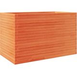 vidaXL Pflanzkübel Wachsbraun 110x60x68,5 cm Massivholz Kiefer