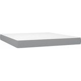 vidaXL Bed met matras massief grenenhout wit 120x200 cm