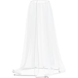 vidaXL Klamboe - Wit - Polyester - Voor Paraplu's