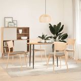 vidaXL - Tafelblad - Ovaal - Massief Eikenhout - 120x60x2 cm