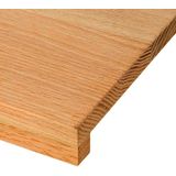 vidaXL - Vensterbanken - Lichtbruin - 2 stuks - 70x15x2 cm - Massief Eikenhout