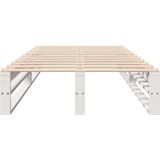 Vidaxl - Massivholzbett ohne Matratze Weiß 90x200 cm Kiefernholz