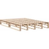 vidaXL - Bedframe - zonder - matras - massief - grenenhoutx200 - cm
