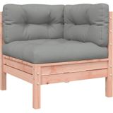 vidaXL 5-delige Loungeset met kussens massief douglas vurenhout