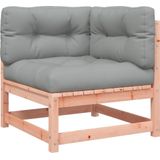 vidaXL - 7-delige - Loungeset - met - kussens - massief - douglas - vurenhout