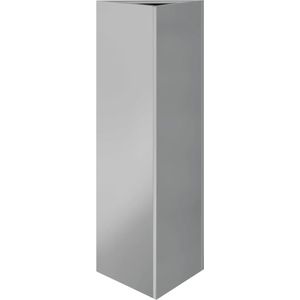 vidaXL Plantenbak driehoek 30x26x75 cm gegalvaniseerd staal