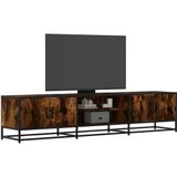 vidaXL Tv-meubel 180x35x41 cm bewerkt hout gerookt eikenkleurig