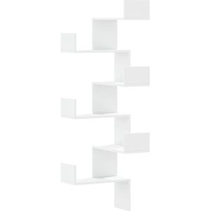 Wandrek - Hoek - Bewerkt Hout - Ruimtebesparend Ontwerp