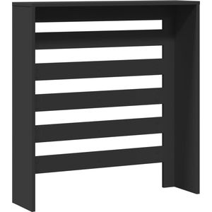 vidaXL - Radiatorombouw - Zwart - Bewerkte Hout