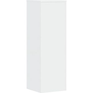 vidaXL - Plantenstandaard - Wit - Bewerkte Hout - 33x33x100 cm