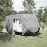 vidaXL - Caravanhoes - 460x250x220 - cm - vliesvlies - grijs
