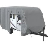 vidaXL - Caravanhoes - 670x250x220 - cm - vliesvlies - grijs