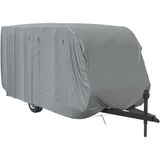 vidaXL - Caravanhoes - 670x250x220 - cm - vliesvlies - grijs