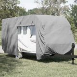 vidaXL - Caravanhoes - 670x250x220 - cm - vliesvlies - grijs