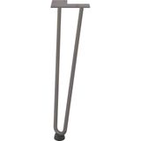 Vidaxl - Haarnadelbeine 4 Stk. Naturstahl 42 cm Massivstahl