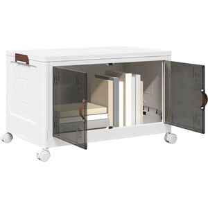 Aufbewahrungsbox mit Rädern Stapelbar 75 L 64x40x41 cm vidaXL