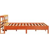 vidaXL Bedframe zonder matras massief grenenhout wasbruin 140x200 cm