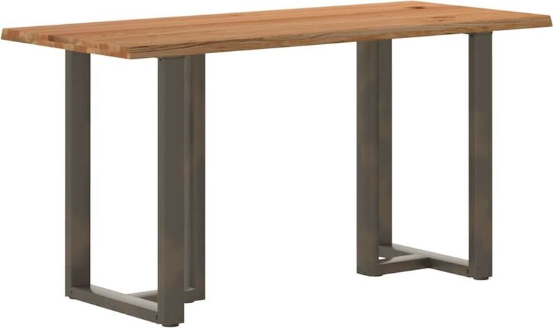 Vidaxl - Bartisch mit Baumkanten 180x80x92cm Massivholz Eiche Rechteckig