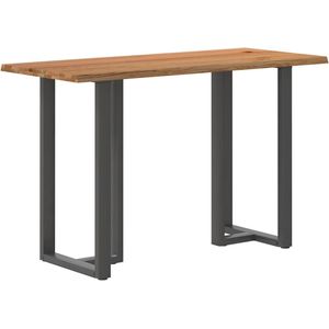 vidaXL Bartisch Baumkante 180x80x112cm Massivholz Eiche Rechteckig