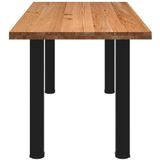 Vidaxl - Esstisch Hellbraun 200x80x74 cm Massivholz Eiche Rechteckig