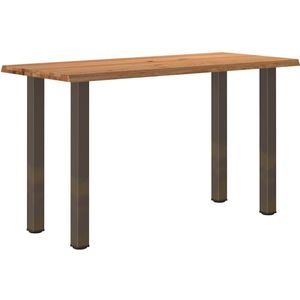 vidaXL Bartafel rechthoekig 200x80x92 cm massief eikenhout lichtbruin