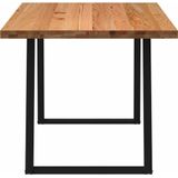 Vidaxl - Esstisch Hellbraun 180x90x74 cm Massivholz Eiche Rechteckig