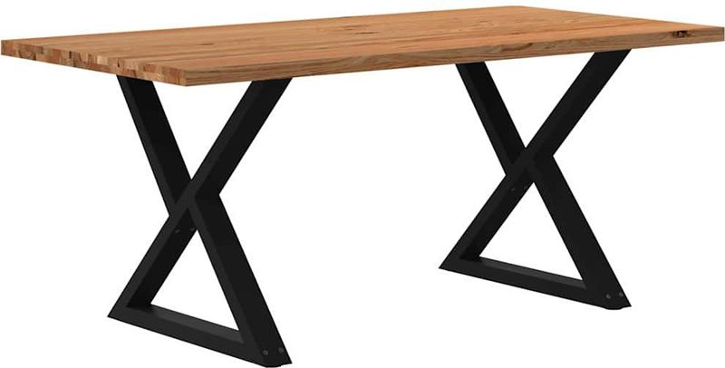 Vidaxl - Esstisch Hellbraun 180x90x74 cm Massivholz Eiche Rechteckig