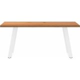 Vidaxl - Esstisch Hellbraun 180x90x74 cm Massivholz Eiche Rechteckig