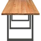 Vidaxl - Esstisch Hellbraun 320x90x74 cm Massivholz Eiche Rechteckig