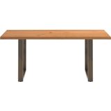 Vidaxl - Esstisch Hellbraun 180x100x74 cm Massivholz Eiche Rechteckig