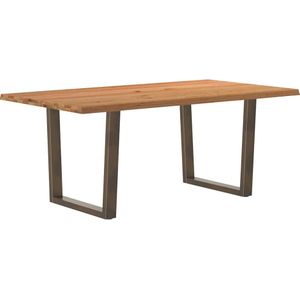 Vidaxl - Esstisch mit Baumkanten 180x100x74 cm Massivholz Eiche