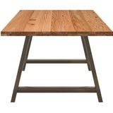 Esstisch Hellbraun 200x100x74 cm Massivholz Eiche Rechteckig vidaXL