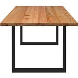 Vidaxl - Esstisch Hellbraun 240x100x74 cm Massivholz Eiche Rechteckig