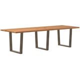 Vidaxl - Esstisch mit Baumkanten 280x100x74 cm Massivholz Eiche