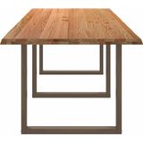 Vidaxl - Esstisch Hellbraun 320x100x74 cm Massivholz Eiche Rechteckig