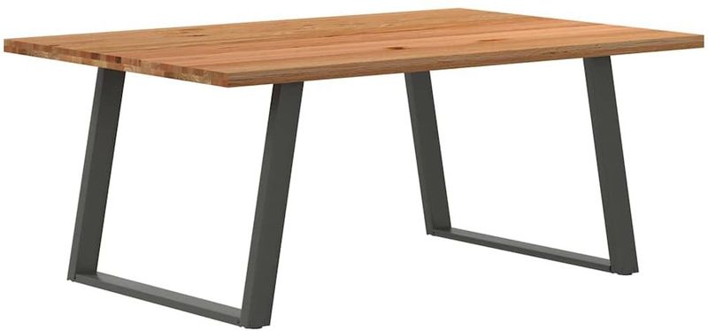 Vidaxl - Esstisch Hellbraun 180x120x74 cm Massivholz Eiche Rechteckig