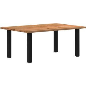 Vidaxl - Esstisch Hellbraun 180x120x74 cm Massivholz Eiche Rechteckig
