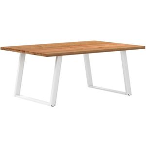 Esstisch Hellbraun 180x120x74 cm Massivholz Eiche Rechteckig vidaXL