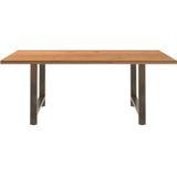 Vidaxl - Esstisch Hellbraun 200x120x74 cm Massivholz Eiche Rechteckig